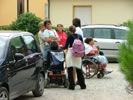 Foto durante la partenza degli ospiti da Villa Marina