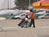 Ospiti di Villa Marina nella spiaggia accessibile in carrozzina