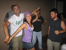 Fotografie durante le prove di ballo per la festa a Villa Marina