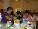 Ospiti di Villa Marina in sala pranzo