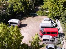 Parcheggio riservato agli ospiti di Villa Marina, casa vacanze a Bellaria