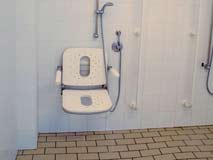 Sedia da doccia per disabili