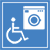 Lavatrice accessibile ai disabili in carrozzina
