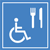 Sala pranzo accessibile ai disabili